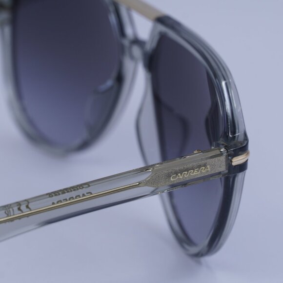 CARRERA 315/S 0KB7 FQ Sunglasses Transparent Grey Aviator Frame, Grey Lenses - Picture 5 of 11